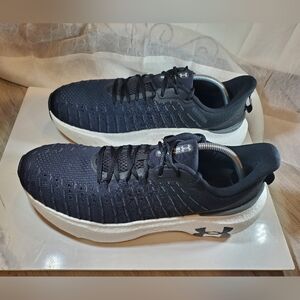 Under Armour Mens HOVR Infinite Elite Premium Gray Running Shoes Size 11.5